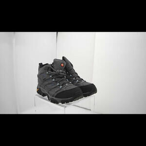 Merrell Women's Moab 2 Mid Waterproof Hiking Boot, Granite, 8 W US